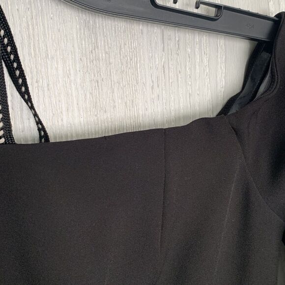 Alexis Black Bell Sleeve Dress Size Small - Picture 7 of 7